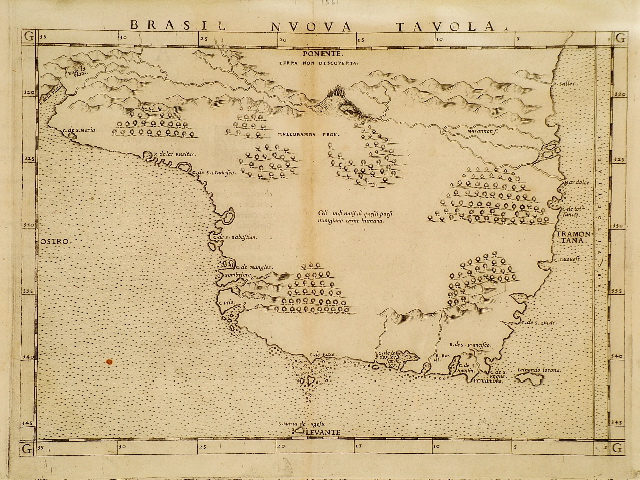Ruscelli Brazil 1561.