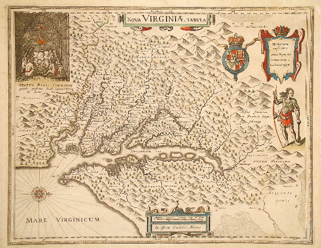 Blaeu Virginia 1653.