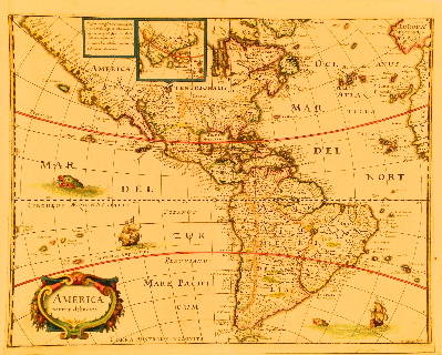 Merian Western Hemisphere 1648.