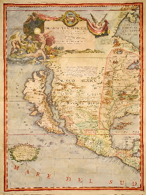 Coronelli Western America 1696.