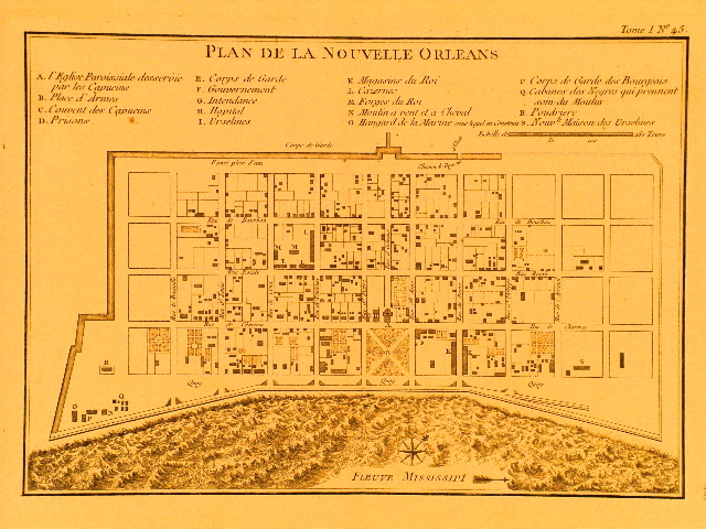 Bellin New Orleans 1764.