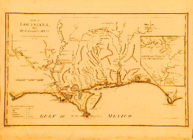 D'Anville Louisiana 1788.