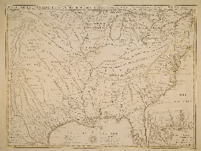 De L'Isle Southeast 1745.