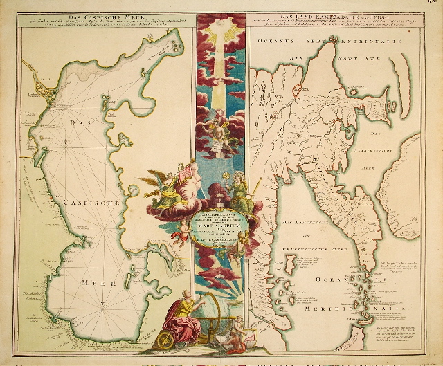 Homann Curious Map 1720.